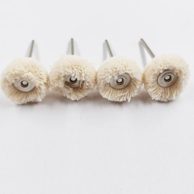 Cotton Nail Drill Bit Mini Brushes For Nail Dust Remove Beauty Manicure